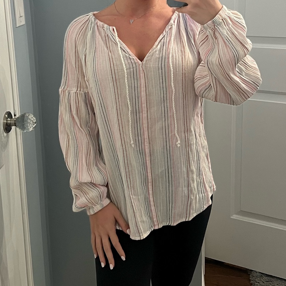 Gap Light Weight Stripe Summer Top